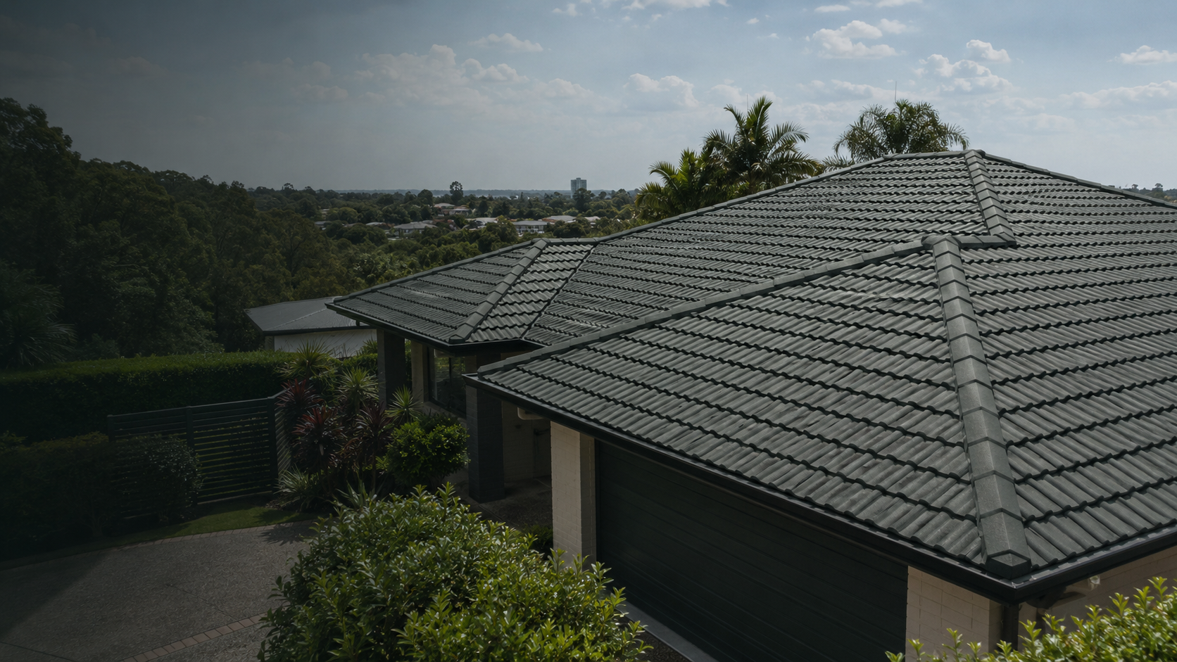 Completed roof detail